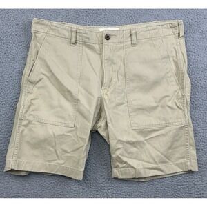 Denim & Supply Ralph Lauren Shorts Mens 34 Khaki 9" Cotton Canvas